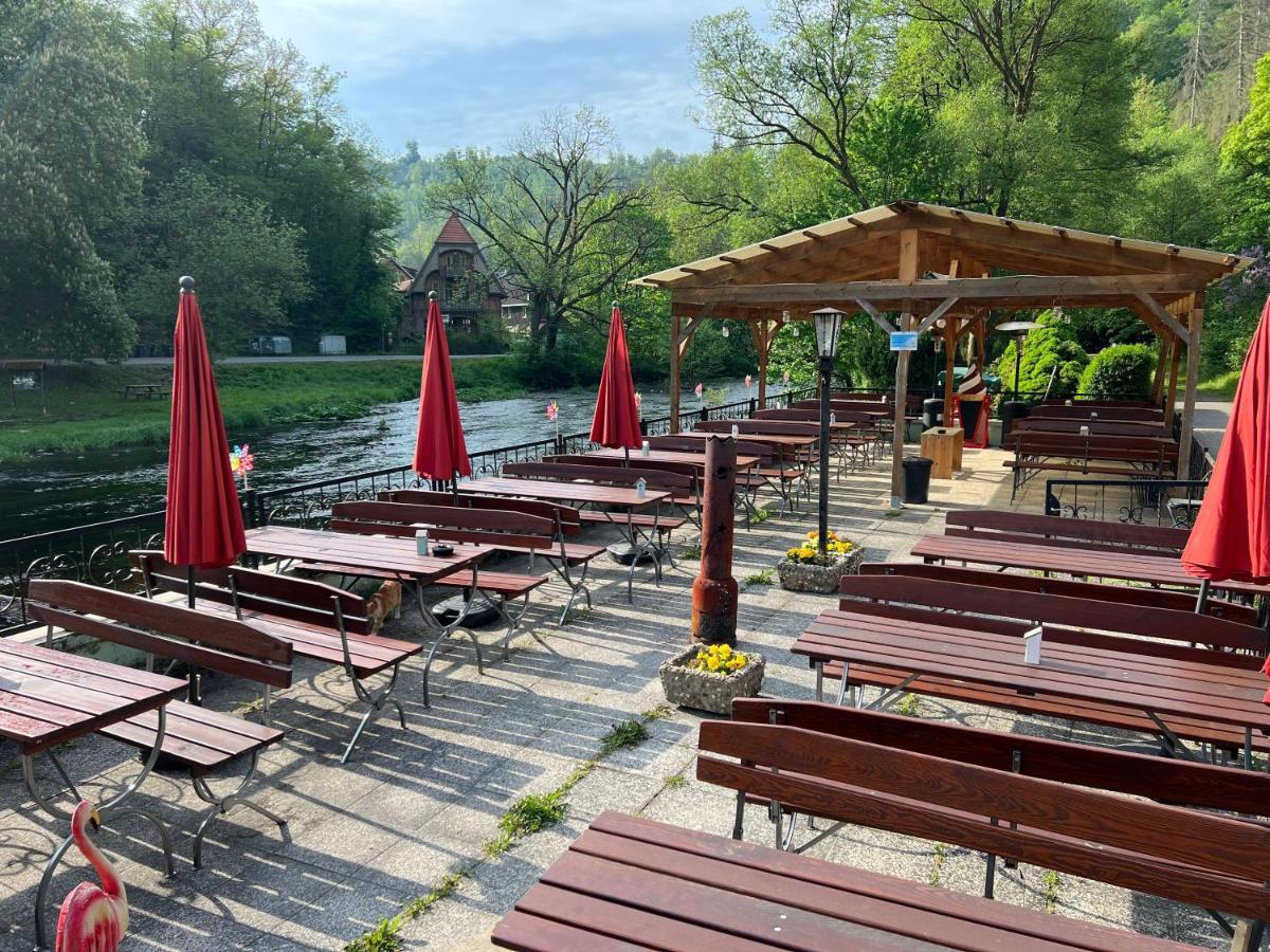 Pension Sternschnuppe, Treseburg Harz, Unmittelbar Am Wasser Thale Zewnętrze zdjęcie